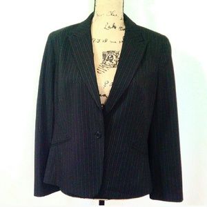 LOFT Jackets & Coats - Ann Taylor Loft Pin Stripe Jacket 12P LOFT Jackets & Coats - Ann Taylor Loft Pin Stripe Jacket 12P